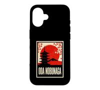 Carcasa para iPhone 16 Oda Nobunaga Samurai Warlord Japón Atardecer