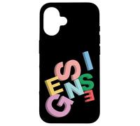Carcasa para iPhone 16 Oficial Genesis Colored Logo 3D