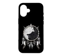 Carcasa para iPhone 16 Oficial Spiral Wolf Chi Yin Yang Gothic Fantasy
