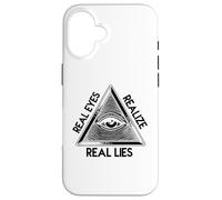 Carcasa para iPhone 16 Ojo Que Todo lo ve - 'Los Ojos Reales se Dan Cuenta de la pirámide de mentiras Reales