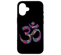 Carcasa para iPhone 16 Om Símbolo Namaste AUM Ohm Hindú Zen Tantra Yoga Día