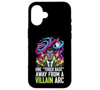 Carcasa para iPhone 16 One Touch Base Away from A Villain ARC Funny Office Humor
