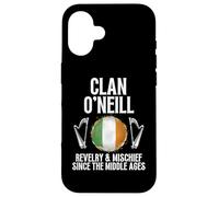 Carcasa para iPhone 16 O'Neill Apellido Irlandés Apellido Heráldico Celta Clan
