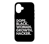 Carcasa para iPhone 16 Orgullo del Mes de la Historia Negra de Dope Black Woman Growth Hacker