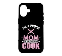 Carcasa para iPhone 16 Orgullosa Mamá Impresionante Cocinar Mamá