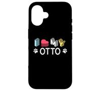 Carcasa para iPhone 16 Otto Nombre de Perro Personalizado Otto Pet Lover
