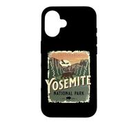Carcasa para iPhone 16 Parque Nacional Yosemite California USA Vintage Travel Design