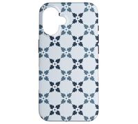 Carcasa para iPhone 16 Pastel Blue Leaves Petals Stars Ice Snowflakes