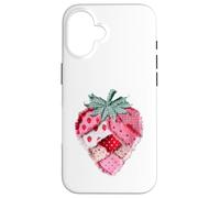 Carcasa para iPhone 16 Patchwork Fresa Country Farmhouse Style