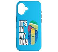 Carcasa para iPhone 16 Patrimonio de la Bandera de ADN de Barbados y Guyana
