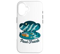 Carcasa para iPhone 16 Paul Frank Camping Julius El Contorno de la Cabeza de Mono