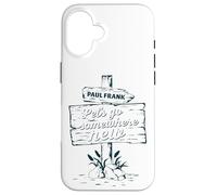 Carcasa para iPhone 16 Paul Frank Let's Go Somewhere Nueva Aventura