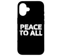 Carcasa para iPhone 16 Paz para Todos - Declaración contra la Guerra