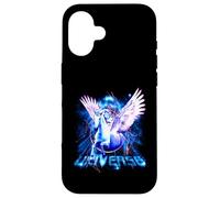 Carcasa para iPhone 16 Pegasus Flying Horse Cosmic Universe Fantasy Design
