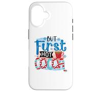 Carcasa para iPhone 16 Pero el Primer Cacao Caliente Navidad Nieve congelado frío Navidad