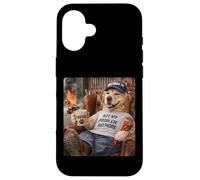 Carcasa para iPhone 16 Perro Labrador Retriever Jubilado 2026, ya no es mi Problema