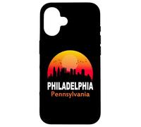 Carcasa para iPhone 16 Philadelphia Pennsylvania Vintage Retro City State USA