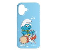 Carcasa para iPhone 16 Pitufos Armonía Musical Genio Dibujos Animados 80s 90s Clásico Retro