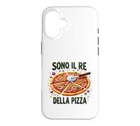 Carcasa para iPhone 16 Pizza e allegria: Perfetto per ogni pizzero