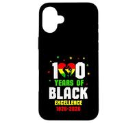 Carcasa para iPhone 16 Plus 100 Years of Black Excellence 1926-2026 Celebration African