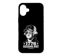 Carcasa para iPhone 16 Plus 1776 Razones por Las Que es Divertido 4 de Julio George Washington