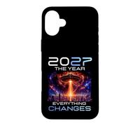 Carcasa para iPhone 16 Plus 2027 The Year Everything Changes First Contact Alien UFO
