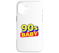 Carcasa para iPhone 16 Plus 90s Baby Retro Vibes Bold Color Throwback Design