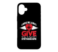 Carcasa para iPhone 16 Plus A Nurse Will Always Give Us Hope An Angel with A Stethoscope