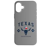 Carcasa para iPhone 16 Plus Abanico Vintage de Texas 1845, Estados Unidos