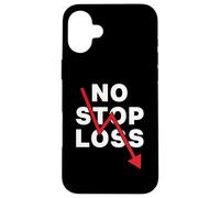 Carcasa para iPhone 16 Plus Accidente del Mercado de valores No Stop Loss Trading Bajista Daytrading