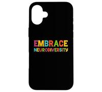 Carcasa para iPhone 16 Plus ADHD Autism ASD Embrace Neurodiversity