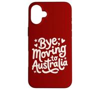 Carcasa para iPhone 16 Plus Adiós, Mudarse a Australia