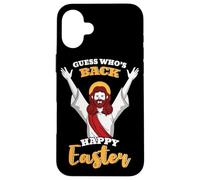 Carcasa para iPhone 16 Plus Adivina quién ha Vuelto Feliz Pascua es sobre Jesús
