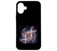 Carcasa para iPhone 16 Plus ADN Helix Galaxia Ciencia Espacial Cósmico Concepto Gráfico