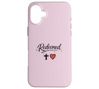 Carcasa para iPhone 16 Plus Adoración redimida Inspiración Cristiana