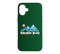Carcasa para iPhone 16 Plus Adventure Ready Scouting America Outdoor Mountains Hiking