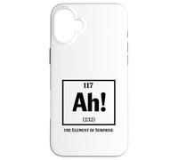 Carcasa para iPhone 16 Plus Ah! The Element of Surprise Funny Periodic Table