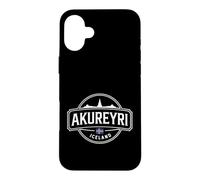 Carcasa para iPhone 16 Plus Akureyri Islandia City Travel North Adventure