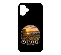 Carcasa para iPhone 16 Plus Alentejo Portugal Vintage Viajes Puesta de Sol Vistas