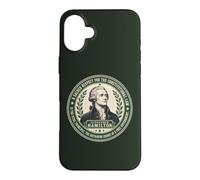 Carcasa para iPhone 16 Plus Alexander Hamilton Cita Importancia del Derecho Constitucional