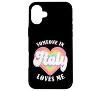 Carcasa para iPhone 16 Plus Alguien En Italia Me Quiere Orgulloso Italiano Italia