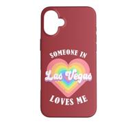 Carcasa para iPhone 16 Plus Alguien en Las Vegas me ama City Heart