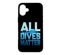 Carcasa para iPhone 16 Plus All Dives Matter Cool Scuba Diving Funny Dive Diver Lover