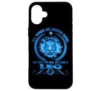 Carcasa para iPhone 16 Plus All Women Are Born A Leo Zodiac Funny July August Birthday