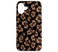 Carcasa para iPhone 16 Plus Amarillo Marrón Leopardo Luxe Animal Spot Elegante Diseño Glam