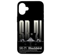 Carcasa para iPhone 16 Plus American SR71 Blackbird Spy Avión Militar Aviación Arte