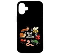 Carcasa para iPhone 16 Plus Amo a los Insectos caprichosos entusiastas de la Naturaleza no amados