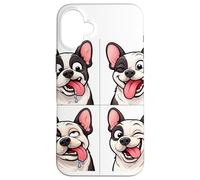 Carcasa para iPhone 16 Plus Amo a mi Bulldog francés