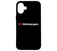 Carcasa para iPhone 16 Plus Amo a Miguel Ángel