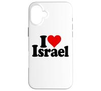 Carcasa para iPhone 16 Plus Amo CORAZÓN Israel Cultura JUDÍA ISRAELÍ